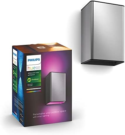 Philips Hue Resonate Smart Outdoor Wall Light – White & Colour Ambiance