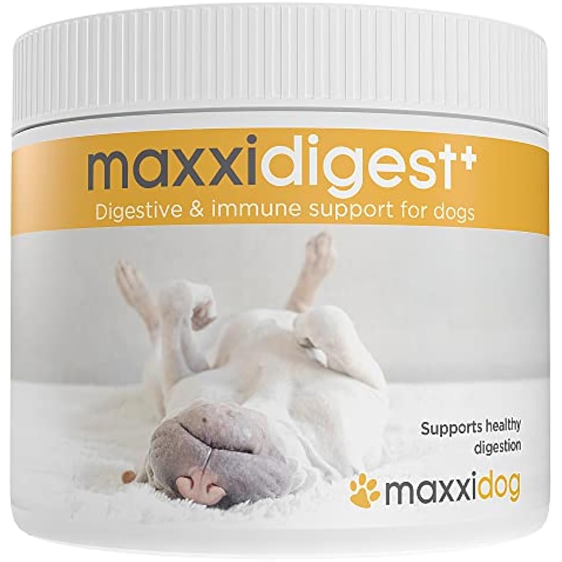 maxxipaws maxxidigest+ Dog Probiotic & Prebiotic Powder Supplement, 200g