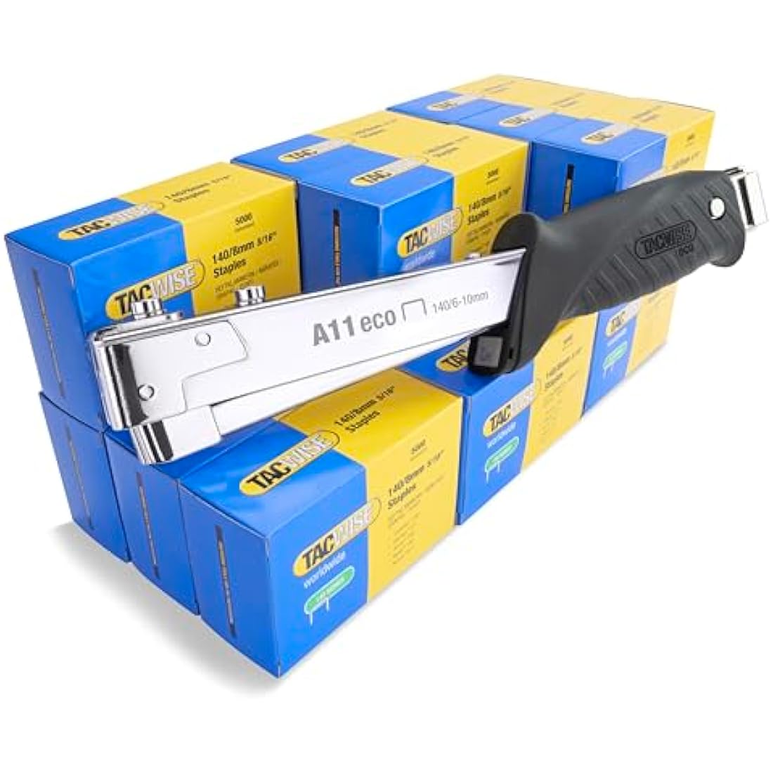 Tacwise A11 Hammer Tacker – All-Metal Staple Gun with 75,000 Staples