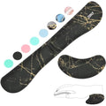 ZIBLY Ergonomic Keyboard and Mouse Wrist Rest Set – Memory Foam Support