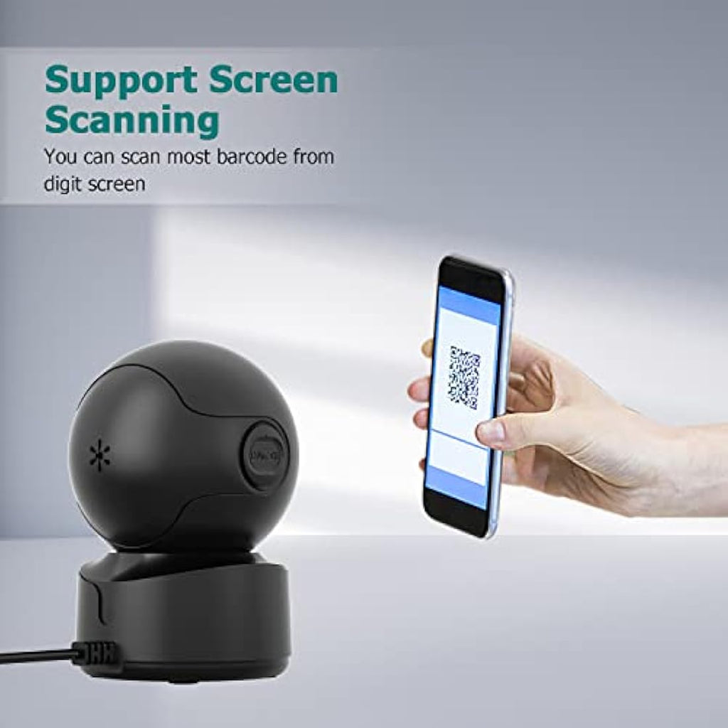 NetumScan Desktop Barcode Scanner | Hands-Free 1D 2D QR Reader for POS