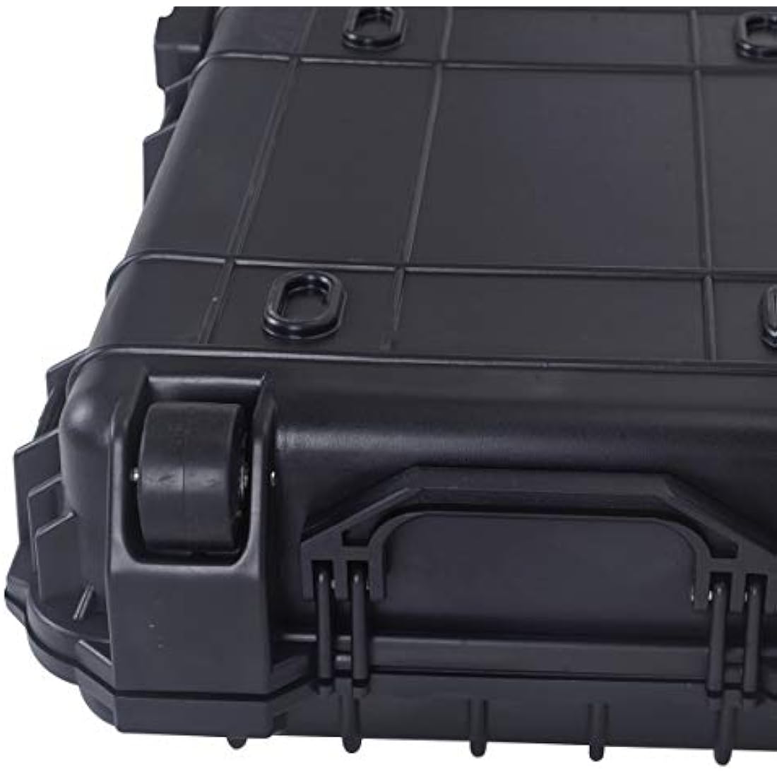 MEIJIA Waterproof Rolling Hard Rifle Case with Customizable Foam