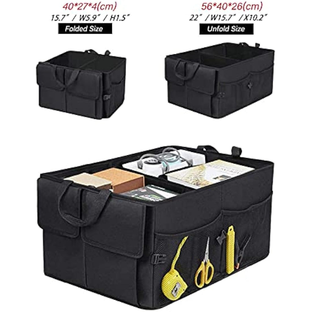 Car Boot Organiser | 60L Foldable 600D Oxford Trunk Bag
