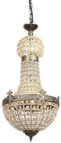 Newrays Royal Empire Crystal Chandelier – Vintage G9 Ceiling Light