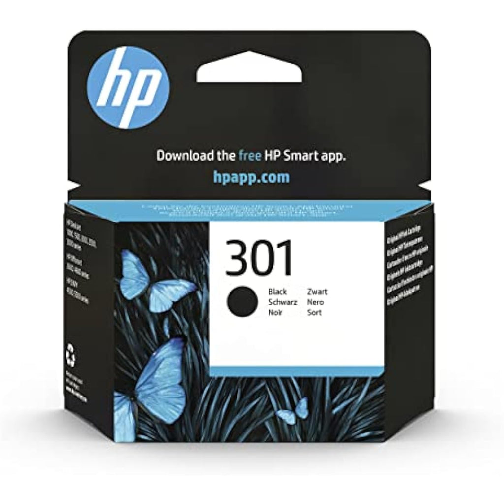 HP 301 Black Original Ink Cartridge (CH561EE) – Single Pack
