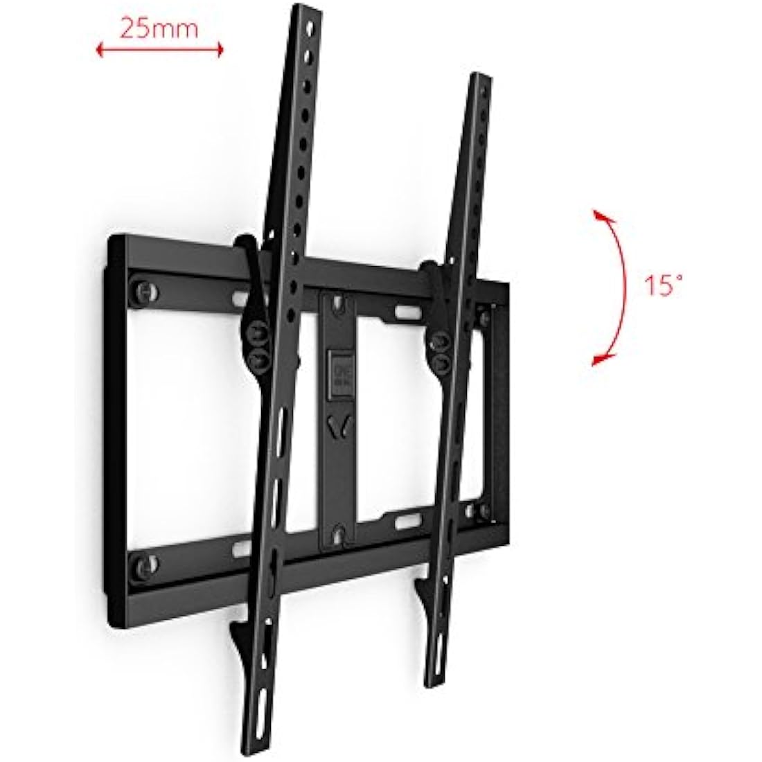 One For All Tilting TV Wall Mount | 32-65 Inch LED LCD | 15° Tilt – WM4421