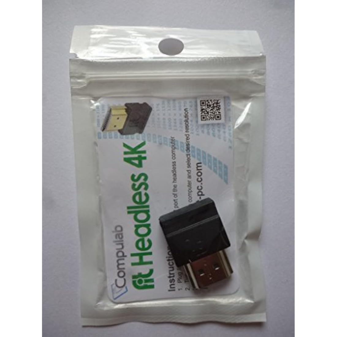 CompuLab 4K Display Emulator – HDMI Headless Adapter for PC and Mac