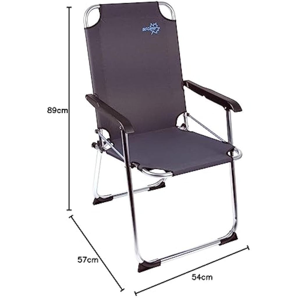 Bo-Camp Copa Rio Classic Aluminum Folding Chair – Lightweight & Compact