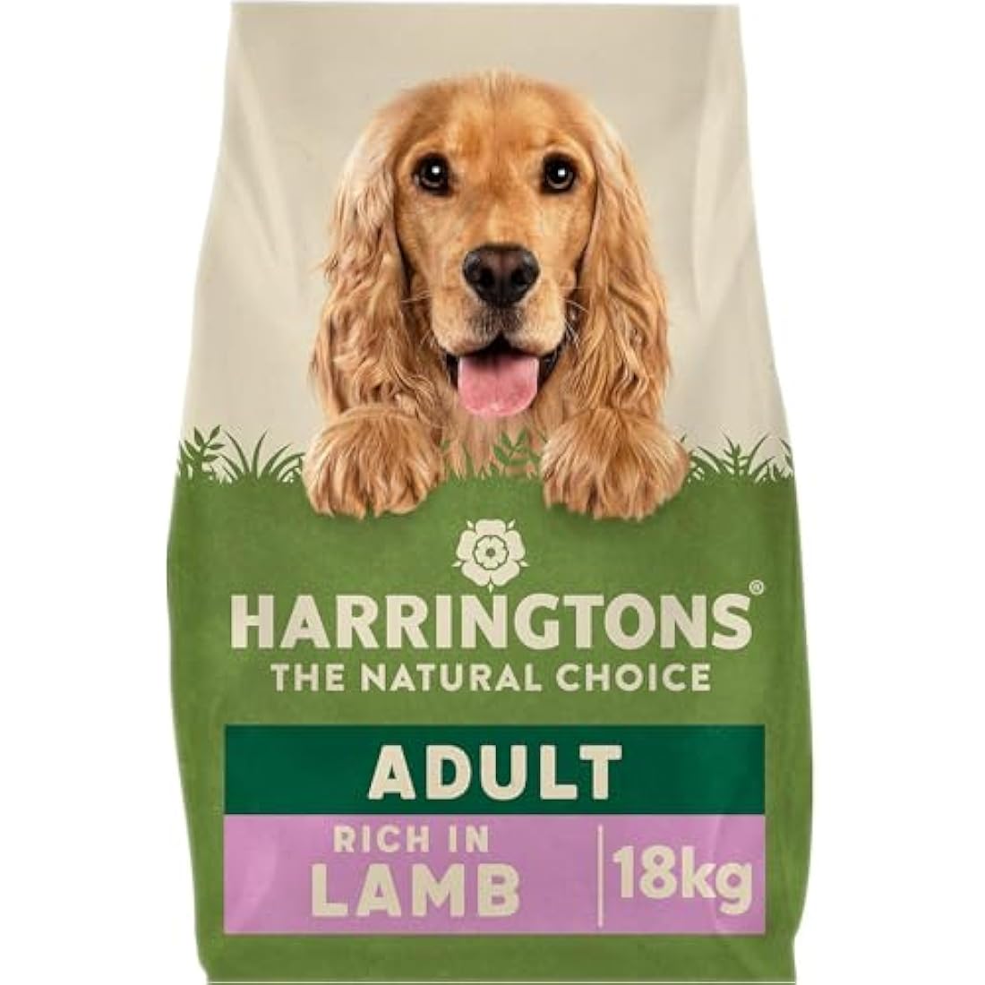 Harringtons Lamb & Rice Dry Dog Food – Natural Adult Kibble 18kg