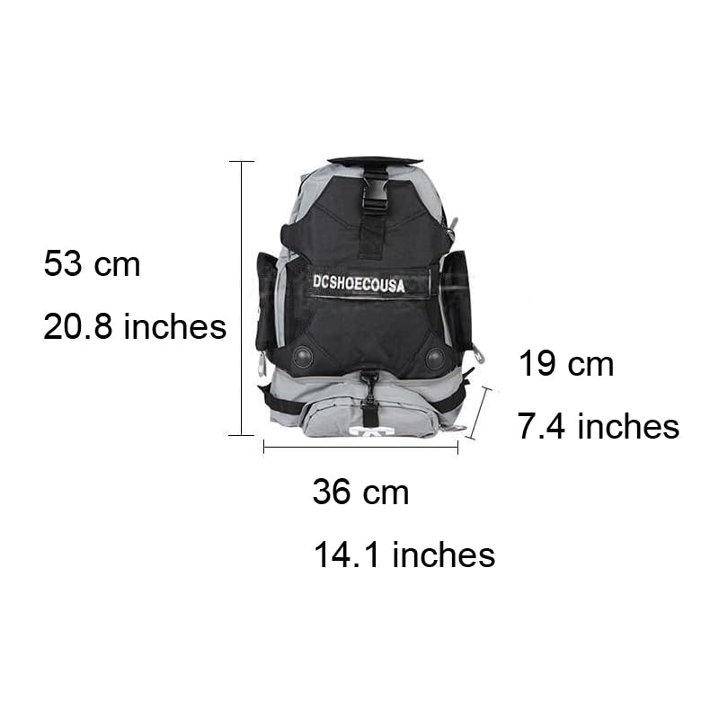 zalati Roller Skates Backpack – Durable Inline & Quad Skate Bag, Black