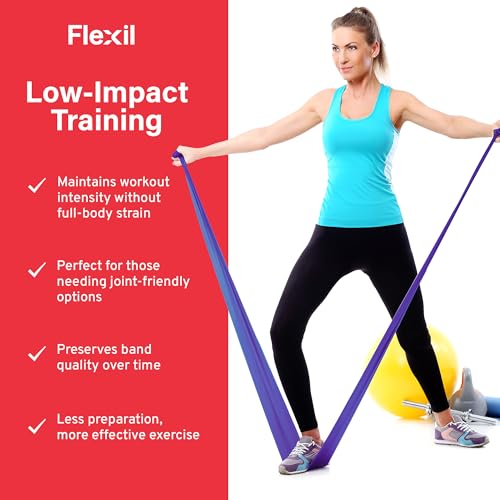 Flexil Latex-Free Resistance Band – Yellow Light Tension – 45.5M