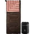 REDCAMP Cotton Flannel Sleeping Bag | 3-Season Waterproof Camping Gear