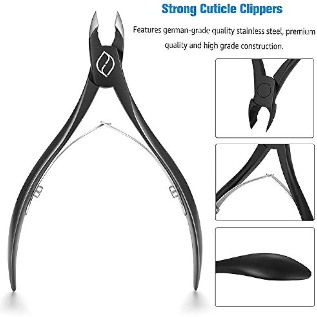FERYES Professional Cuticle Nippers - Stainless Steel Dead Skin Remover