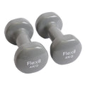 Jolof Store Vinyl Coated Cast Iron Dumbbell Hand Weights Set - 4kg
