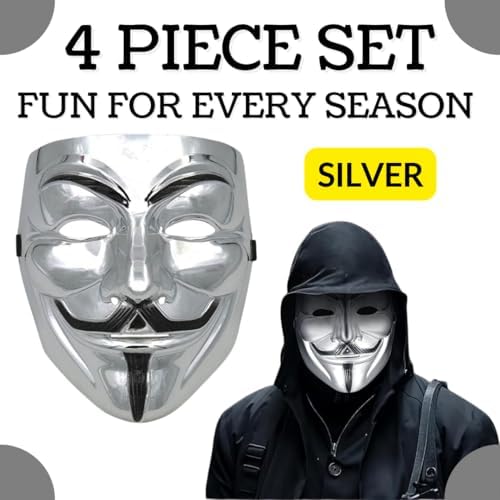 Anonymous V for Vendetta Mask Set – Halloween Cosplay Gear