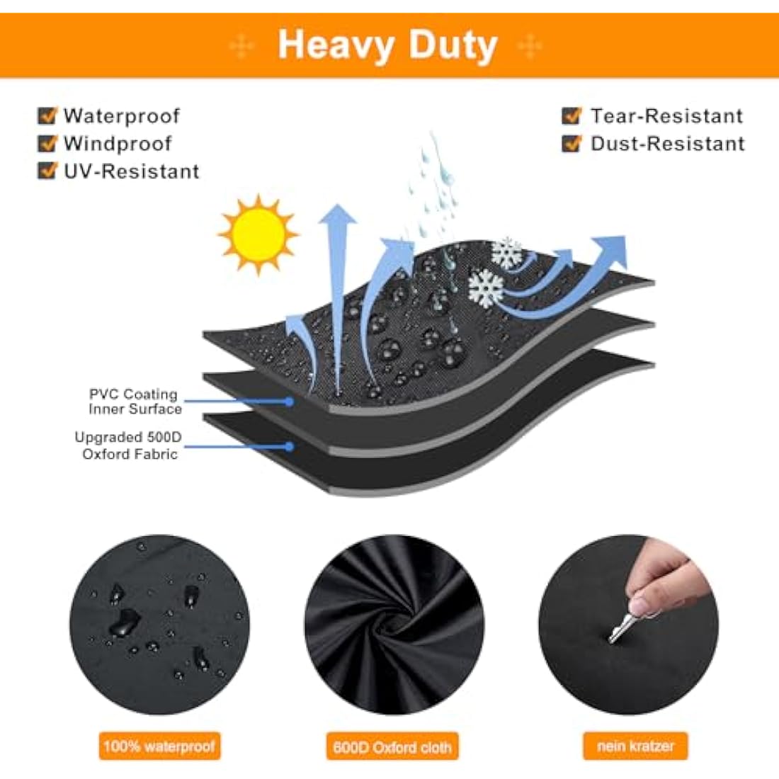 Jolof Store Grill Cover for Weber Traveler – Waterproof 600D Oxford Bag