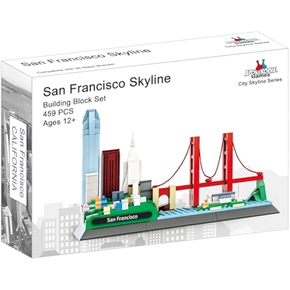 Apostrophe Games San Francisco Skyline Building Block Set - 459 Pieces