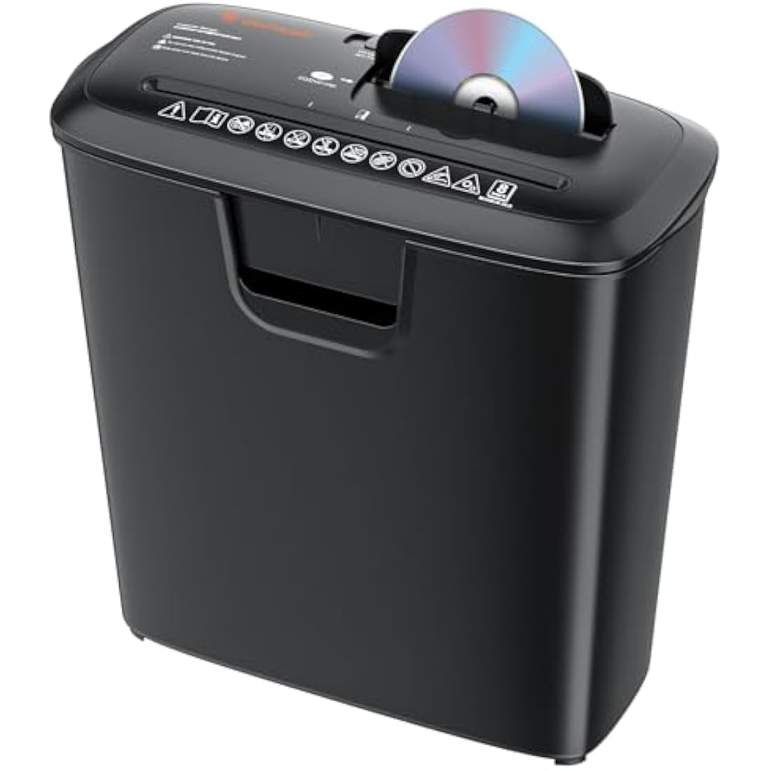 Bonsaii 8-Sheet Strip-Cut Paper Shredder for Home Office | 13L Bin