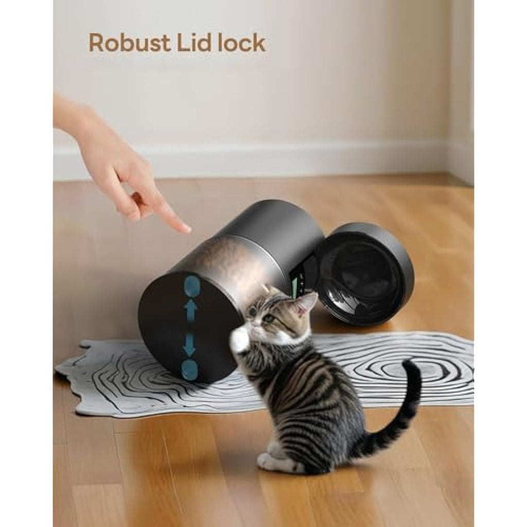 Jolof Store Automatic Cat Feeder - 6L Dry Food Dispenser with Voice Call