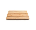 HubewaGlobal Bamboo Bath Mat – Non-Slip Wooden Duckboard, 50x33cm