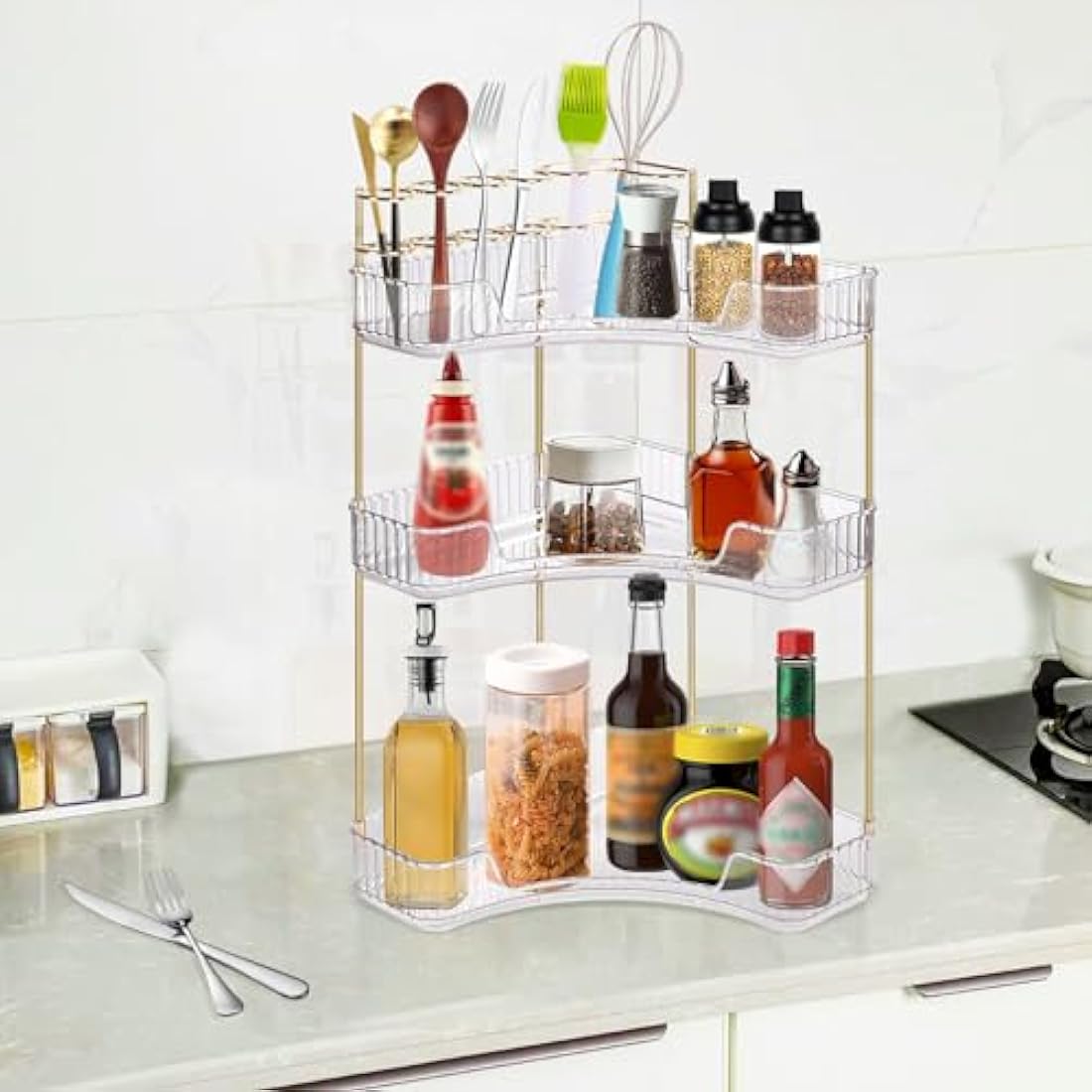 Makeup Organiser | 3-Tier Transparent Skincare Storage