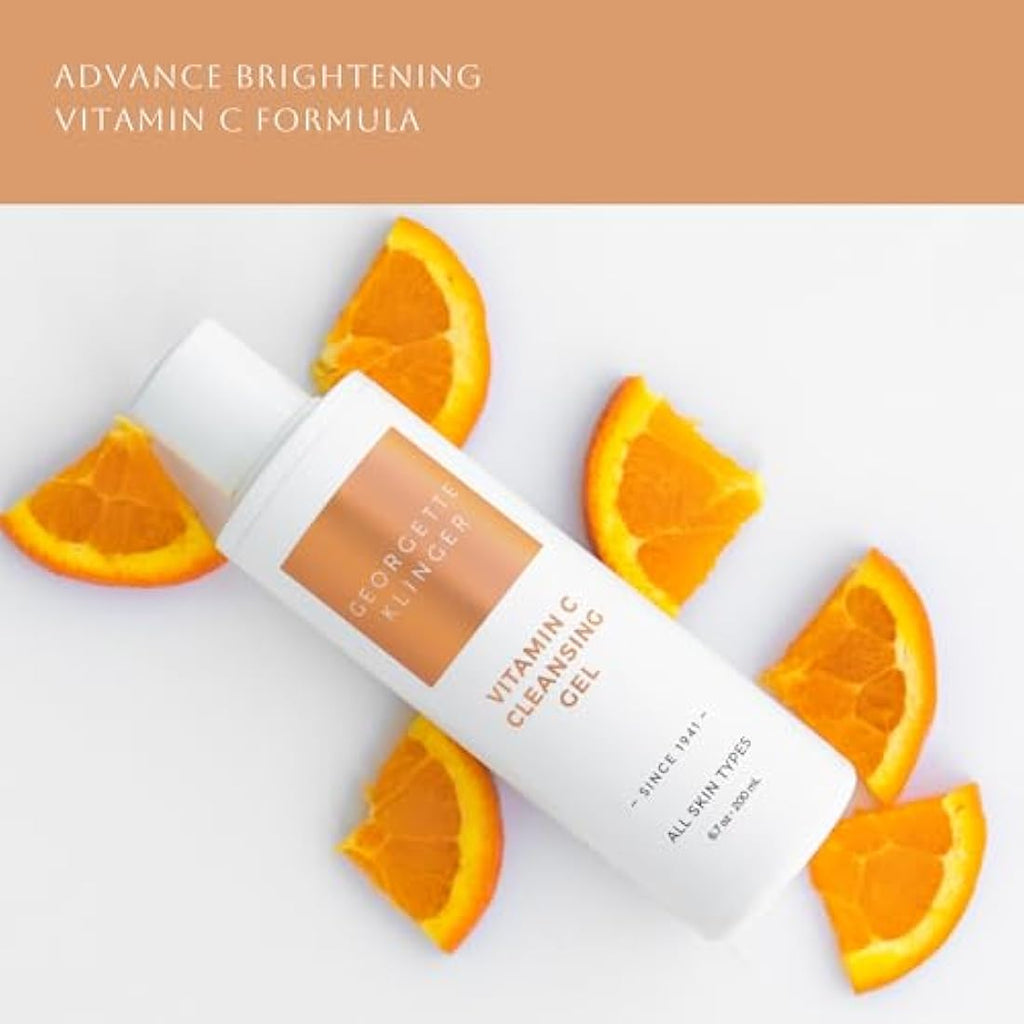 Georgette Klinger Vitamin C Cleansing Gel – Brightening Face Wash 6.7oz