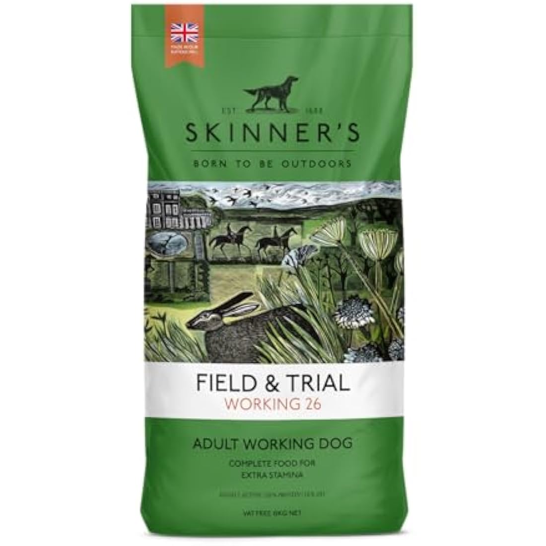 Skinner’s Field & Trial Working 26 Dry Dog Food - Chicken, 15kg