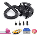 PPXIA Electric Air Pump – 500W Portable Quick-Fill Inflator with 4 Nozzles