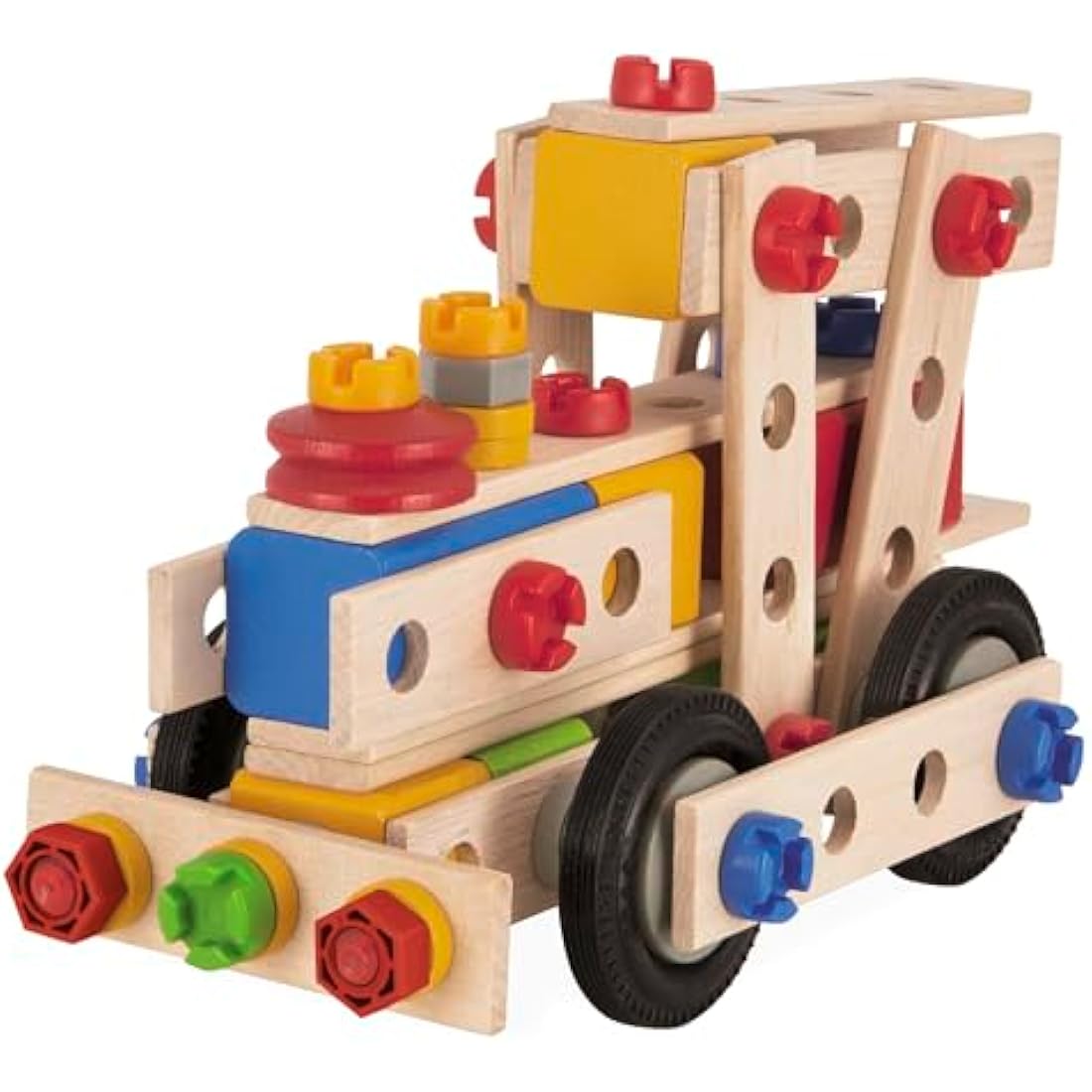 Eichhorn Constructor Wooden Crane Set – 170-Piece FSC Educational Toy