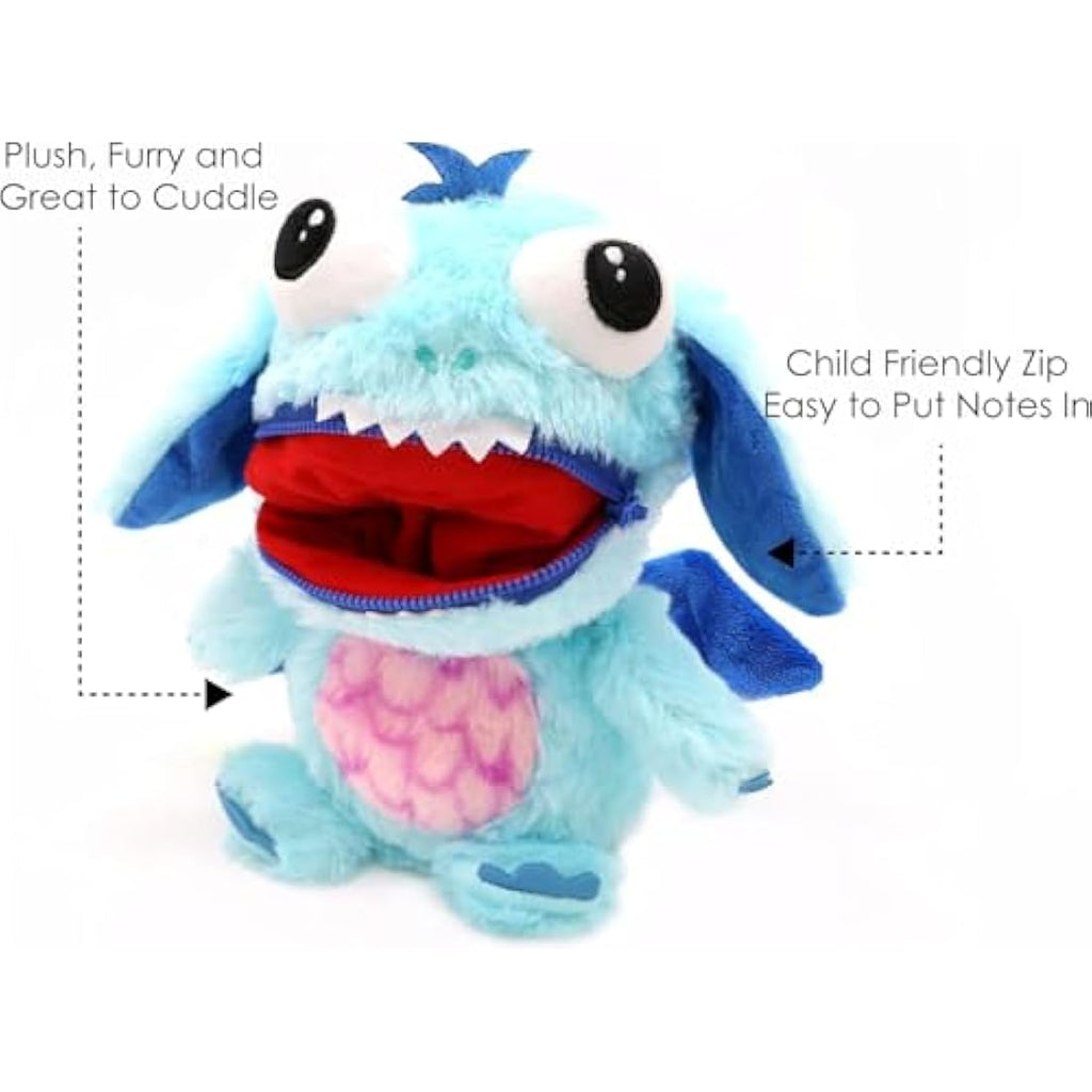 Worry Yummy Marvin Monster – 28cm Blue Anxiety Relief Plush Toy for Kids