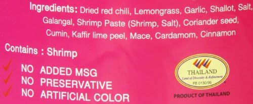 Mae Ploy Massaman Curry Paste – Authentic Thai Cooking Paste, 1kg