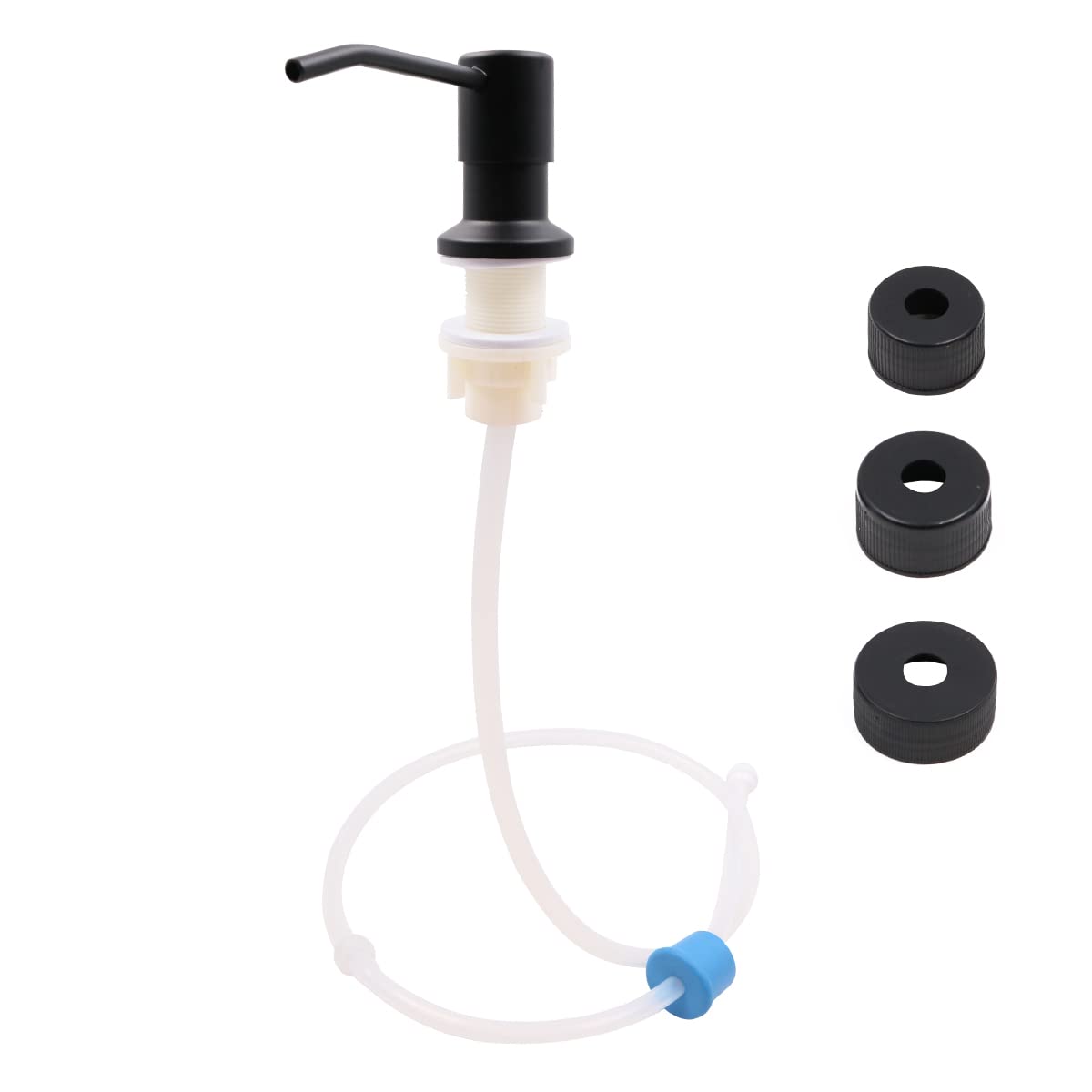 WANGCL Stainless Steel Kitchen Sink Soap Dispenser with 47in Hose