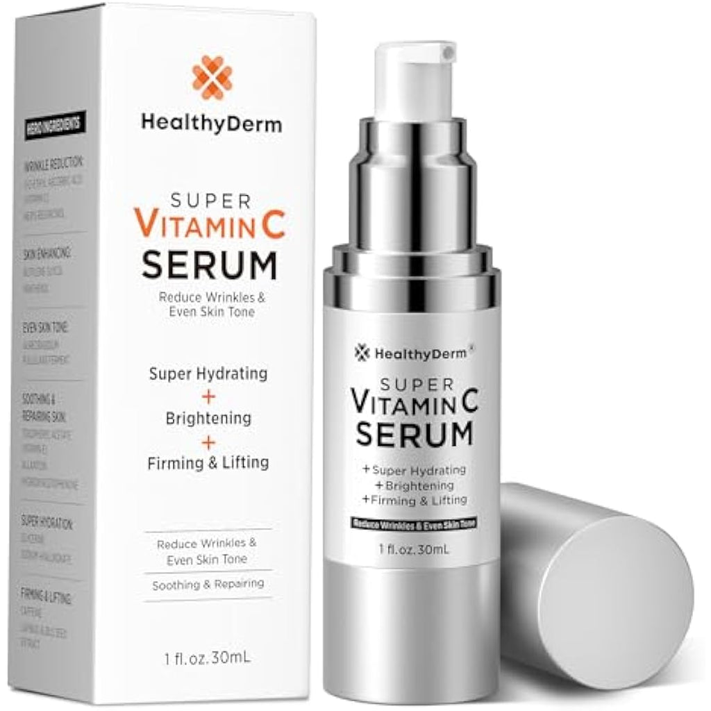 Jolof Store Anti-Aging Face Serum with Vitamin C & Peptides for Mature Skin