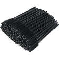 G2PLUS 100 PCS Disposable Mascara Wands – Black Eyelash Spoolie Brushes