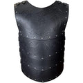 HiiFeuer Viking Chest Armor | Faux Leather Medieval LARP Cosplay - Black