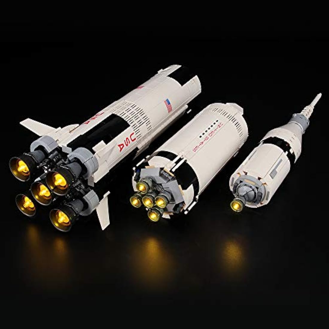Lightailing LED Light Kit for Lego 21309 NASA Apollo Saturn V Model