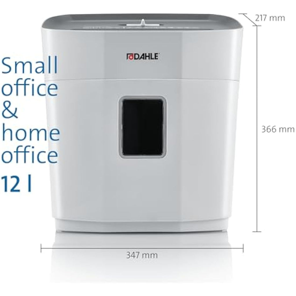 Dahle PaperSAFE 100 Cross-Cut Paper Shredder | Oil-Free, 5 Sheet
