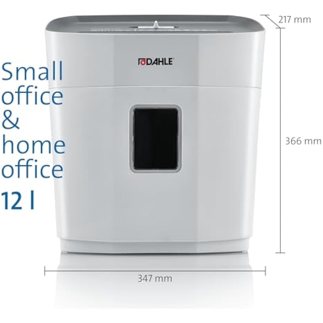 Dahle PaperSAFE 120 Cross-Cut Paper Shredder | P-4 Security, Oil-Free