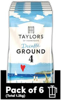 Taylors of Harrogate Decaf Ground Coffee - 100% Arabica - 6 x 200g