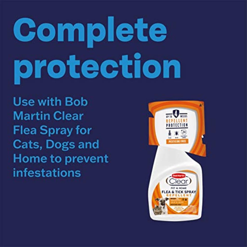 Bob Martin Clear Flea and Tick Repellent for Cats - Pesticide-Free