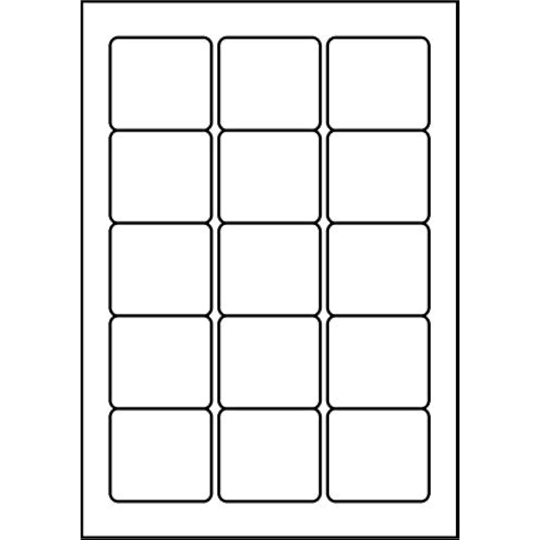 A4 Self Adhesive Address Labels | 15 Per Sheet | 100 Sheets