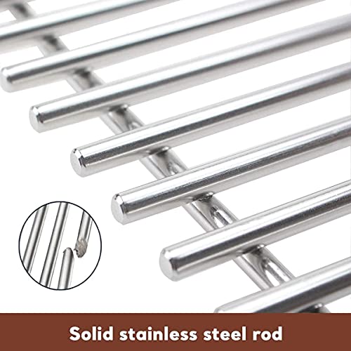 GFTIME Stainless Steel Cooking Grates for Weber Genesis 300 Series, 2-Pack
