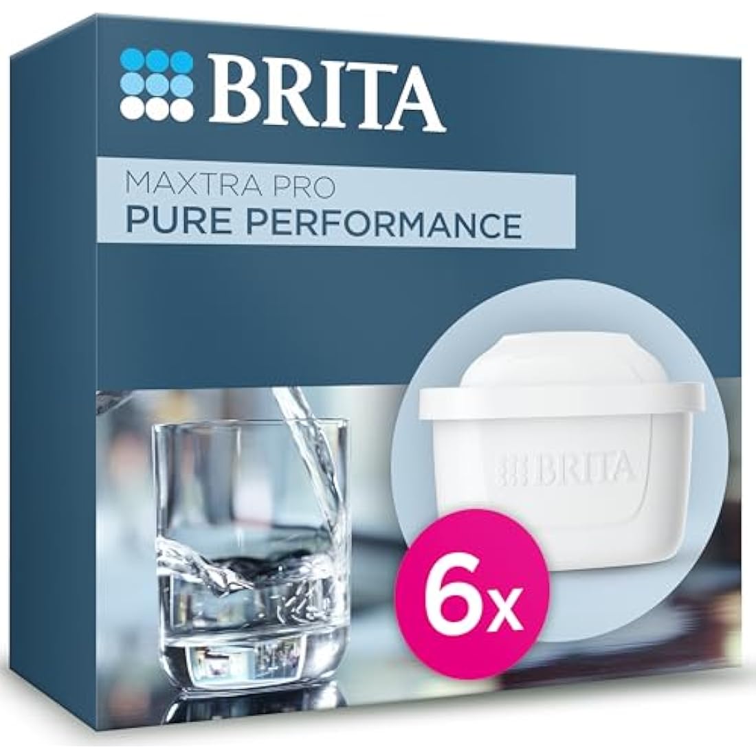 BRITA MAXTRA PRO Pure Performance Water Filter Cartridges | 6 Pack