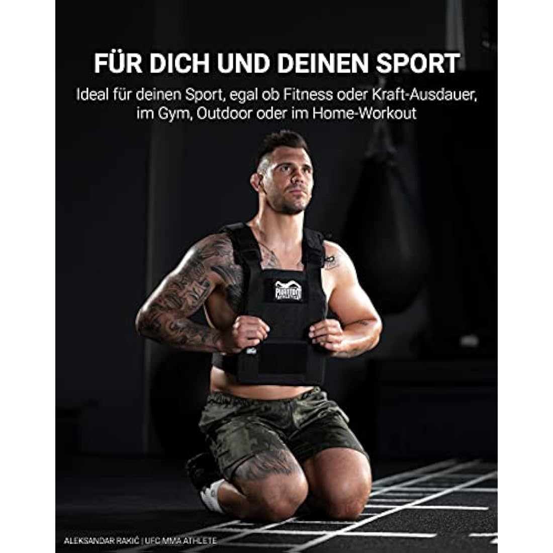 Phantom Athletics Weighted Vest – Adjustable Plate Carrier for Fitness