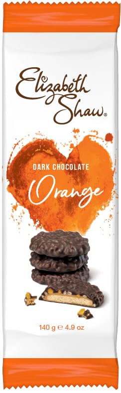 Elizabeth Shaw Dark Chocolate Orange & Caramel Biscuits - 10 x 140g