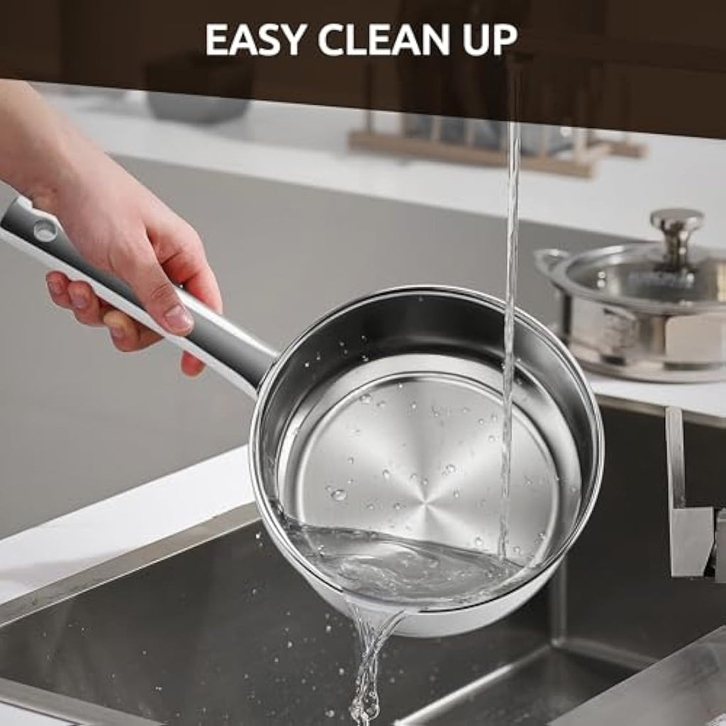 HUIKAILI 14-Piece Stainless Steel Cookware Set | Induction & Oven Safe