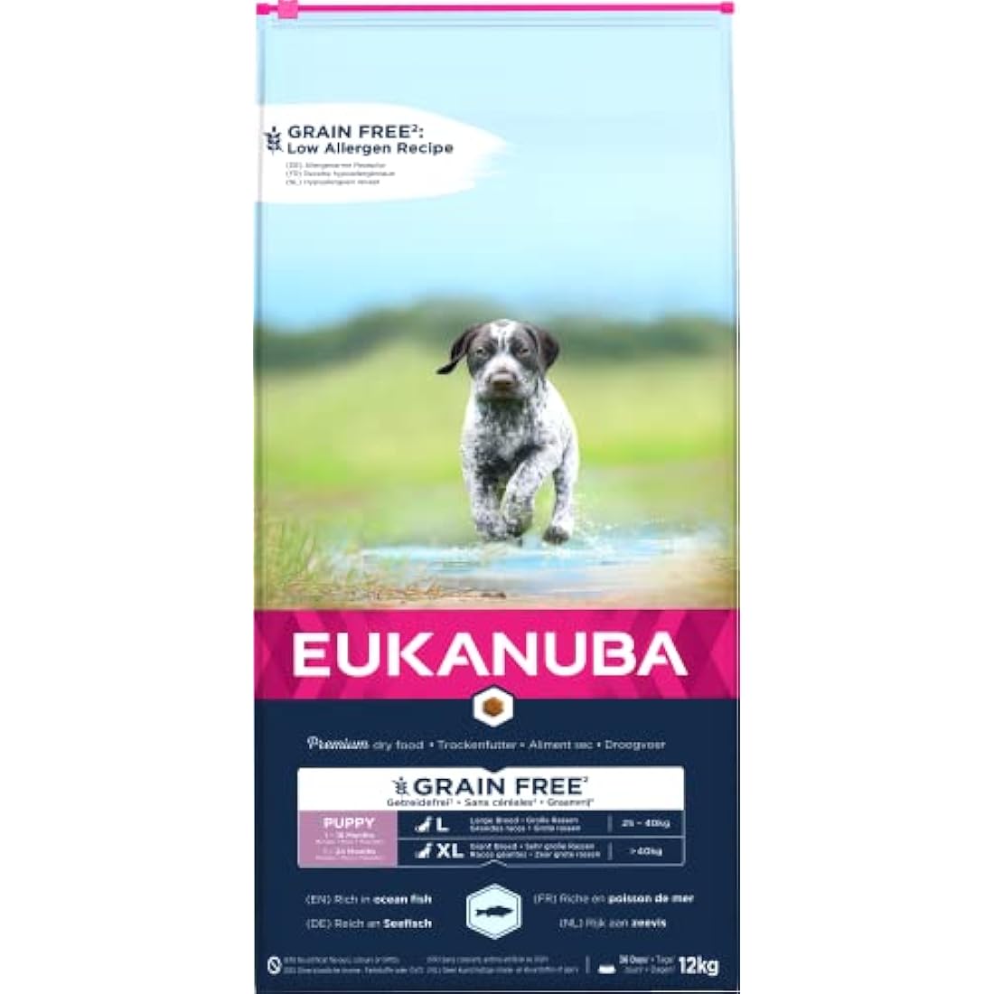 Eukanuba Grain Free Puppy Dry Dog Food | Large & Giant Breeds | 12kg