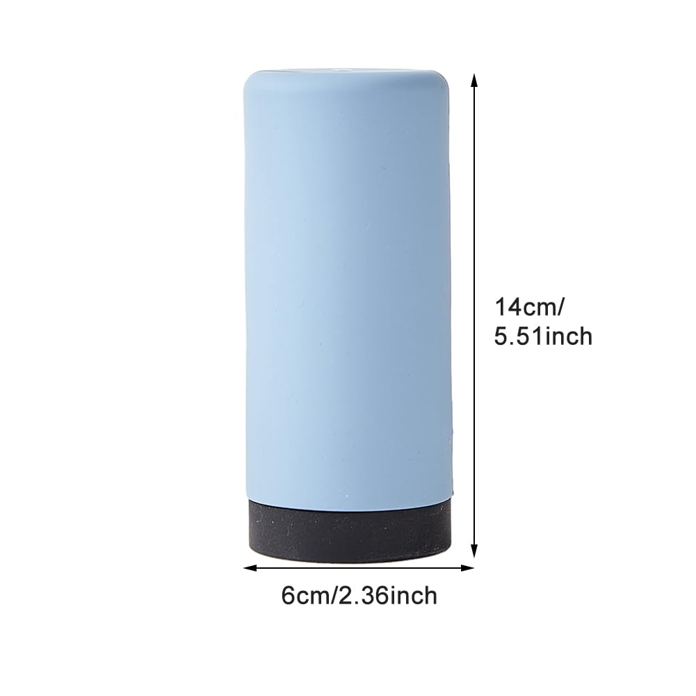 240ml Soap Squeezer, Non-Drip Dispenser for Washing Up Liquid Soap Dispenser Manual Pump, Squeezable RefillableBlue - image 5
