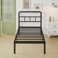 2ft 6 Small Single Metal Bed Frame with Curved Headboard