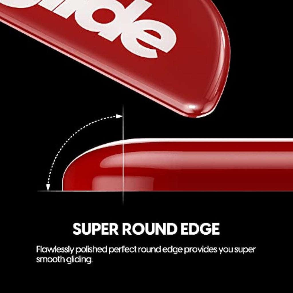 Superglide Glass Mouse Skates for Pulsar X2 & X2 Mini – Red